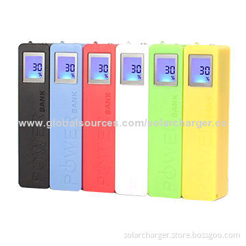 Power Banks with 2,200/2,600mAh Capacity, Lights